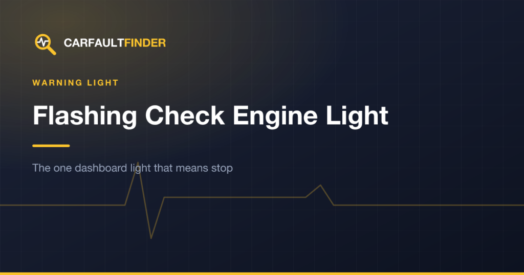 Check Engine Light Flashing: What Should You Do?