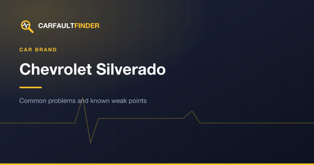 Chevrolet Silverado Common Problems to Know