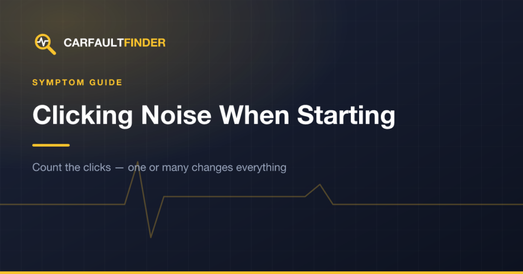 Clicking Noise When Starting a Car: What It Means