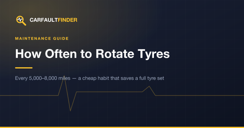 How Often to Rotate Your Tyres