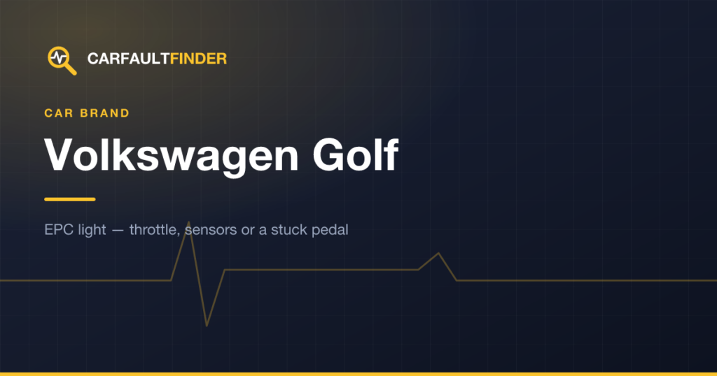 Volkswagen Golf EPC Light: What It Means