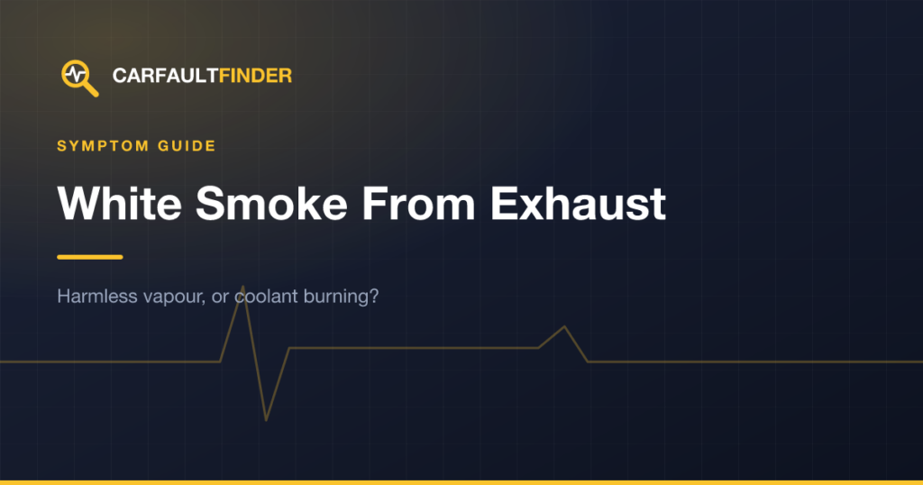 White Smoke From Exhaust: What It Means