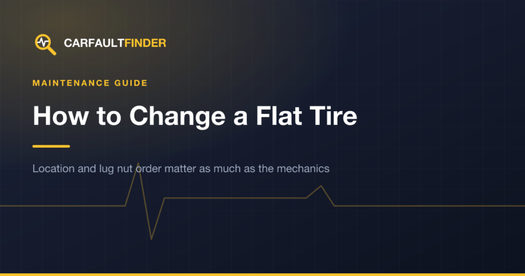 How to Change a Flat Tire Safely